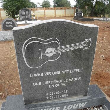 LOUW Tokkie 1931-1998