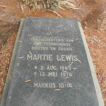 LEWIS Martie 1963-1976