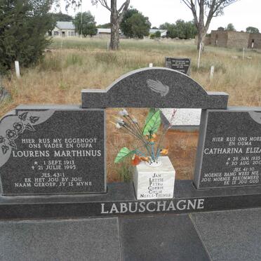 LABUSCHAGNE Lourens Marthinus 1913-1995 &amp; Catharina Elizabeth 1935-2005