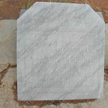 MERWE P., v.d. 1879-1947