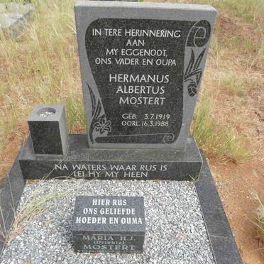 MOSTERT Hermanus Albertus 1919-1988