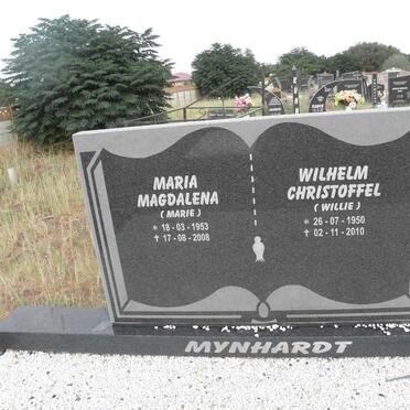 MYNHARDT Wilhelm Christoffel 1950-2010 &amp; Maria Magdalena 1953-2008