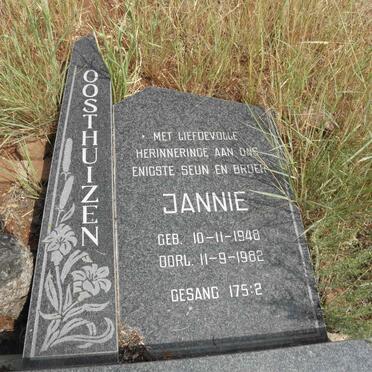 OOSTHUIZEN Jannie 1948-1982