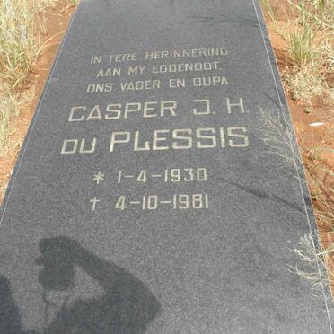 PLESSIS Casper J.H., du 1930-1981