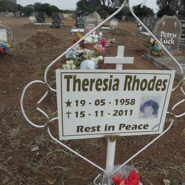 RHODES Theresia 1948-2011