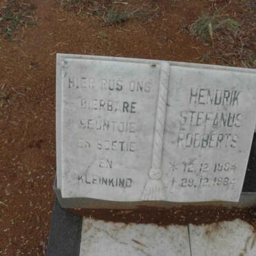 ROBBERTS Hendrik Stefanus 1984-1984