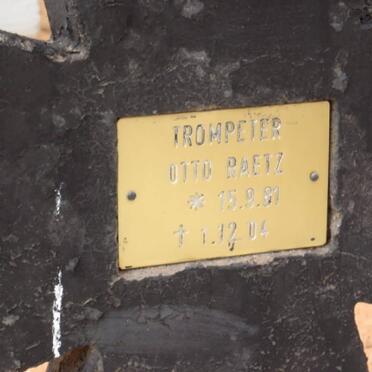 RAETZ Otto 1881-1904