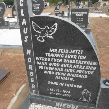 RIEDEL Claus Norbert 1974-2007