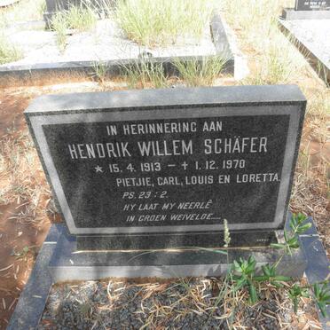 SCHÄFER Hendrik Willem 1913-1970