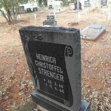 STRENGER Heinrich Christoffel 1960-1960