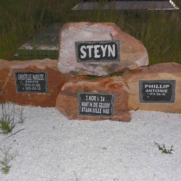 STEYN Phillip Antonie 1973- &amp; Christelle Marilize SMUTS 1973-2011