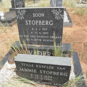 STOFBERG Soon 1915-1985 :: STOFBERG Jannie 1948-1986