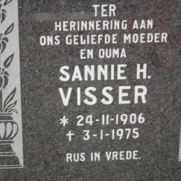 VISSER Sannie H. 1906-1975