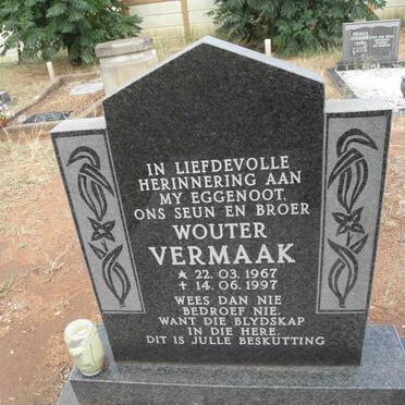 VERMAAK Wouter 1967-1997