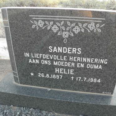 SANDERS Helie 1897-1984