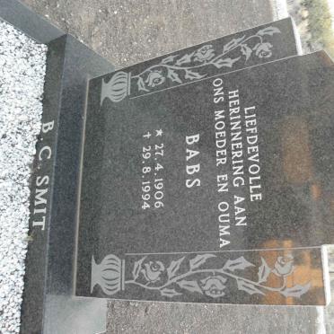 SMIT B.C. Babs 1906-1994