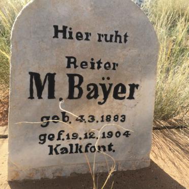 BAΫER M. 1883-1904