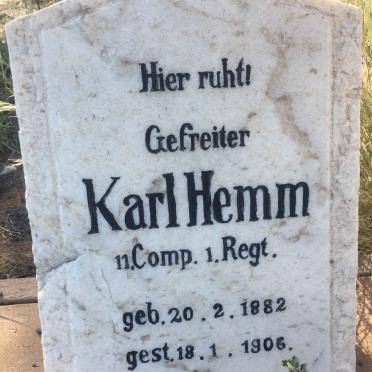 HEMM Karl 1882-1906