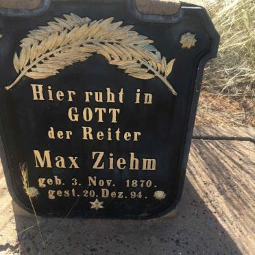 ZIEHM Max 1870-1894