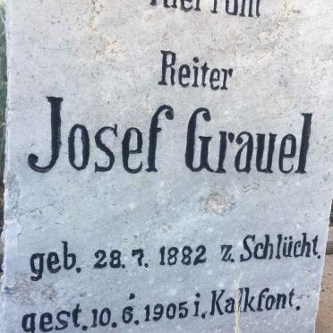 GRAUEL Josef 1882-1905