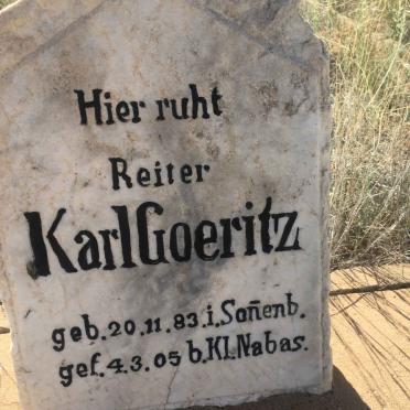 GOERITZ Karl 1883-1905