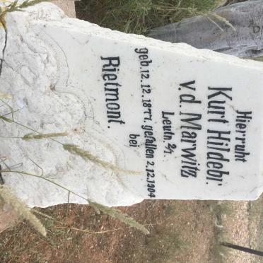 Namibia, HARDAP region, Mariental district, Rietmond_1, German military cemetery