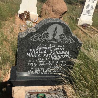 ESTERHUIZEN Engela Johanna Maria nee LE ROUX 1919-1972