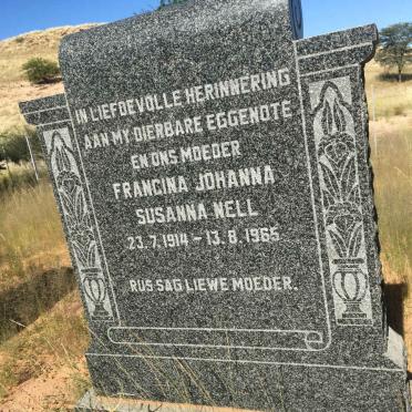NELL Francina Johanna Susanna 1914-1965