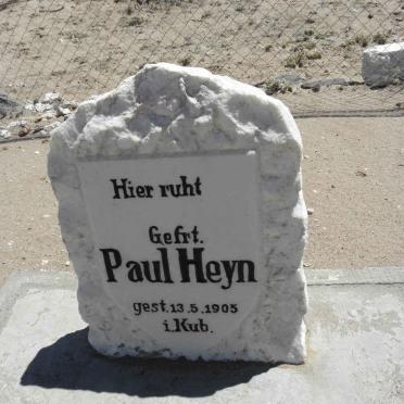 HEYN Paul -1905