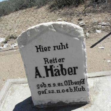 HABER A. 1881-1904