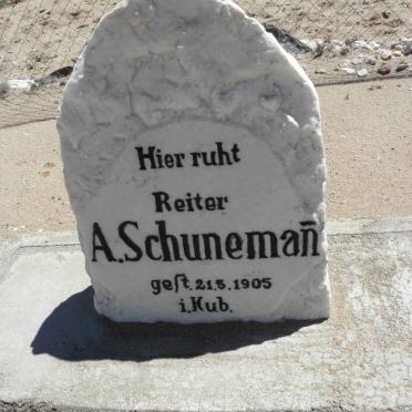 SCHUNEMAN A. -1905