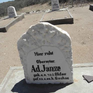 JANZE Ad. 1873-1905