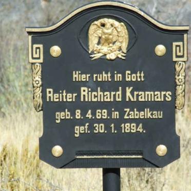 KRAMARS Reiter Richard 1869-1894