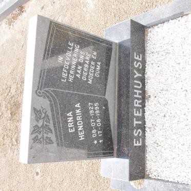 ESTERHUYSE Erna Hendrika 1927-1995