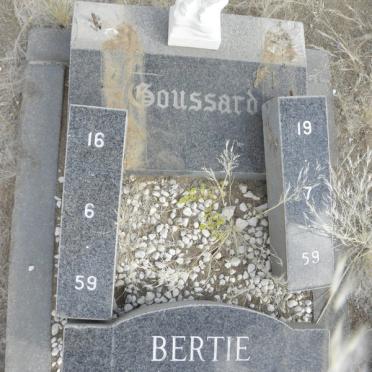 GOUSSARD Bertie 1959-1959
