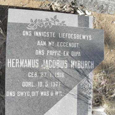 MYBURGH Hermanus Jacobus 1916-1977