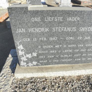 SNYDERS Jan Hendrik Stefanus 1887-1961