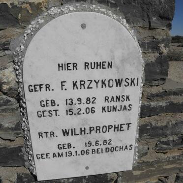 KRZYKOWSKI F. 1882-1906 :: PROPHET Wilh. 1882-1906
