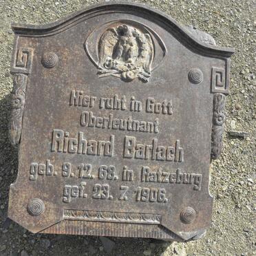 BARLACH Richard 1868-1906