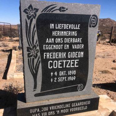COETZEE Frederik Gideon 1898-1969