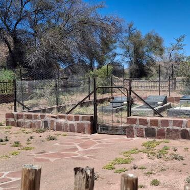 Namibia, KARAS region, Bethanie district, Helmeringhausen, Aruab, farm cemetery