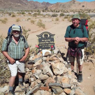 Namibia, KARAS region, Ai-Ais, Fish River Canyon, Single grave