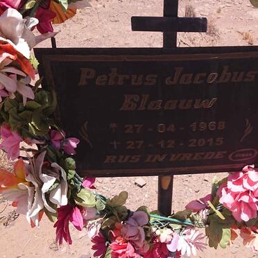 Namibia, KARAS region, Roadside memorial on C16 between Keetmanshoop and Aroab