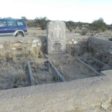 Namibia, KARAS region, Warmbad, Cook's grave