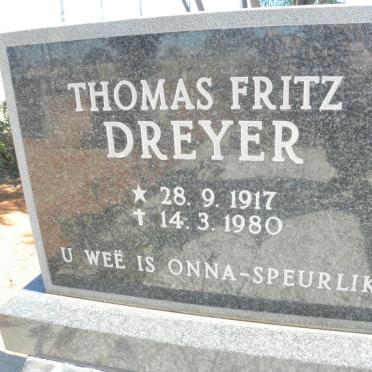 DREYER Thomas Fritz 1917-1980
