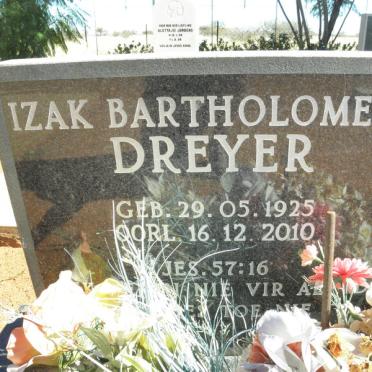 DREYER Izak Bartholomeus 1925-2010