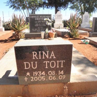 TOIT Rina, du 1934-2005