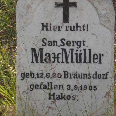 MÜLLER Max 1880-1905