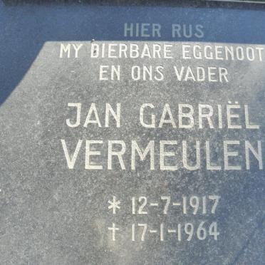 VERMEULEN Jan Gabriel 1917-1964