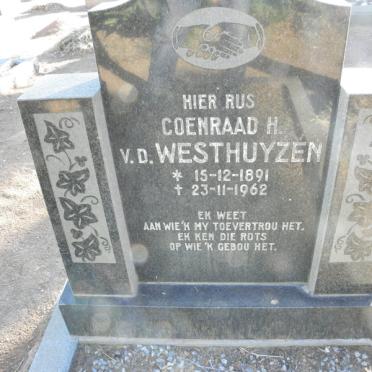 WESTHUYZEN Coenraad H., v.d. 1891-1962